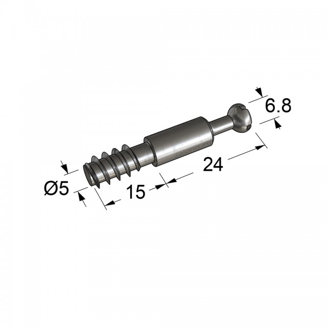 CONNECTING BOLT / D.5 B24 L15